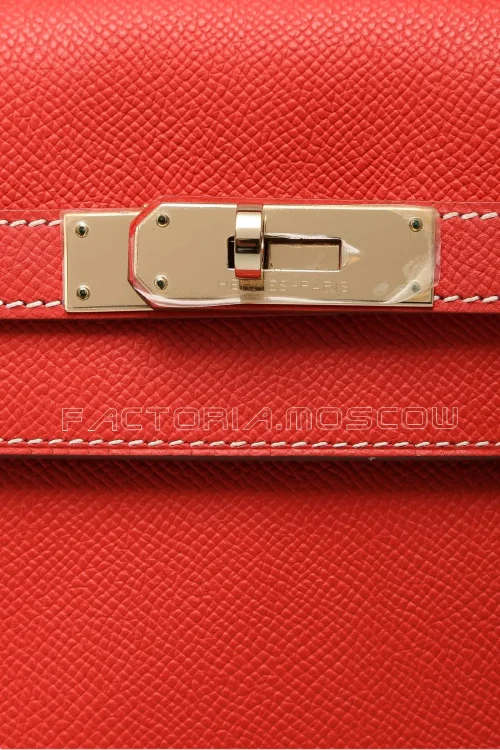 Hermes Kelly Retourne 32 Epsom Colour Rose Jaipur Permabrass Hardware