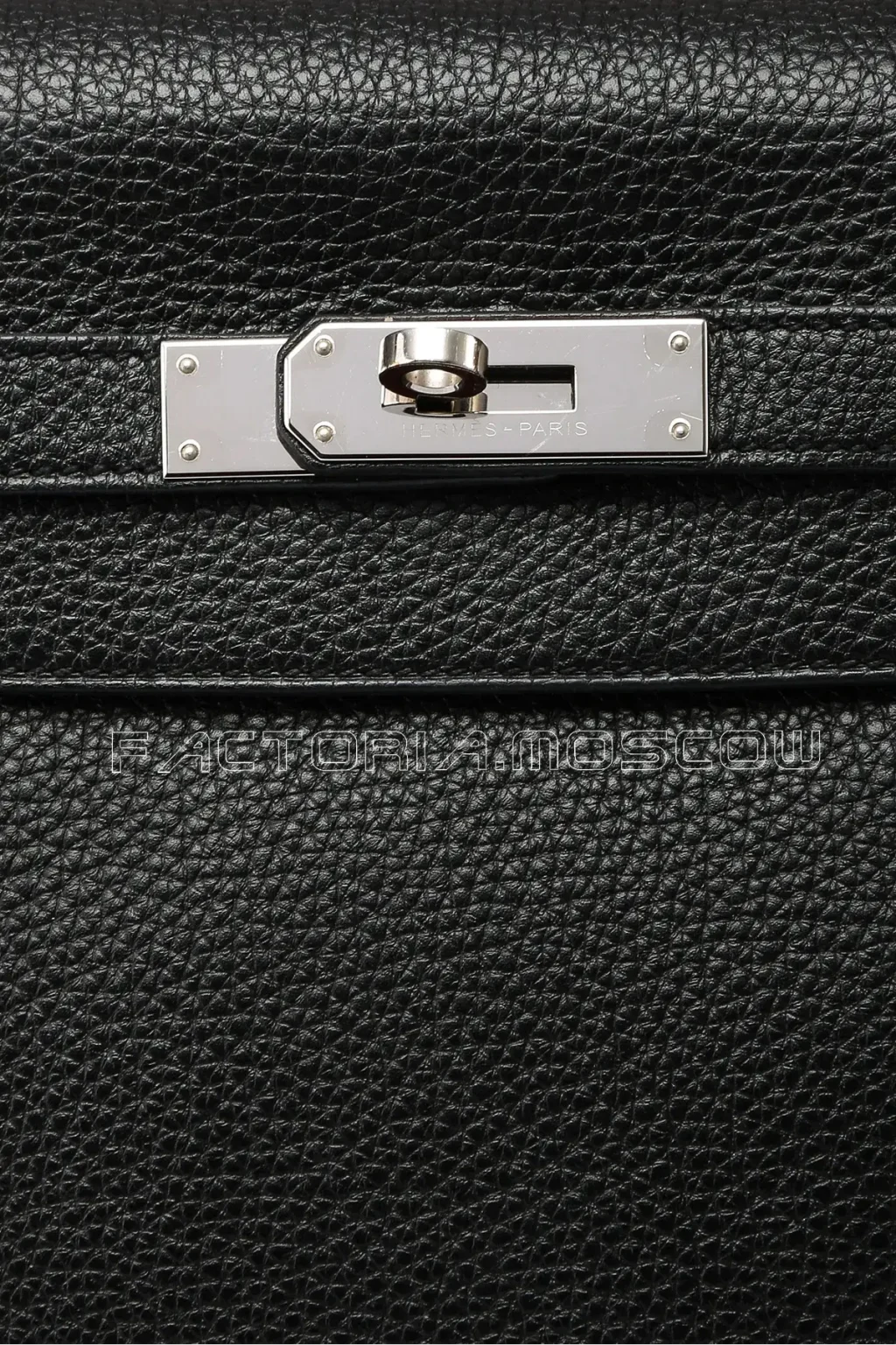 Hermes Kelly Retourne 32 Veau Togo Colour Noir PHW