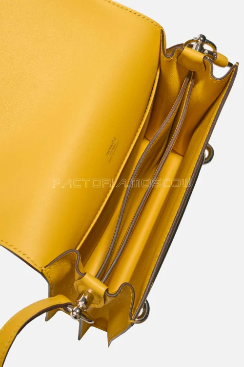 Hermès Roulis 18 Swift Jaune Ambre PHW