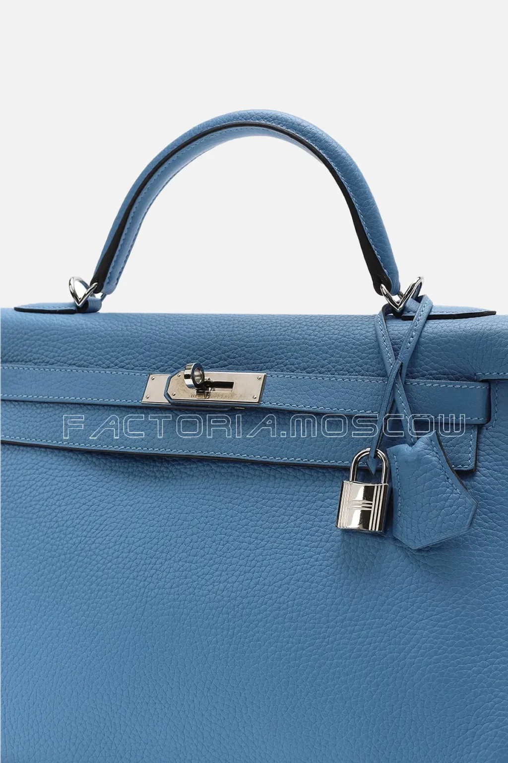 Hermès Kelly Retourne 32 Togo Colour Blue Celeste PHW