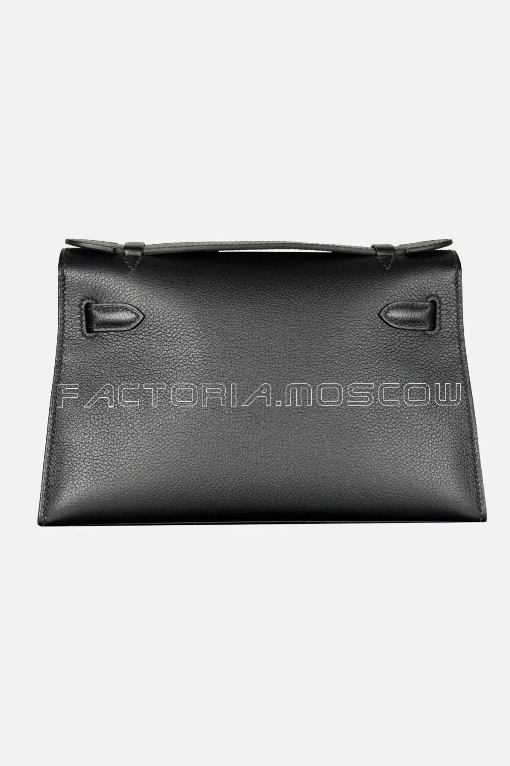 Hermès Kelly Pochette Evercolor Colour Black RGHW