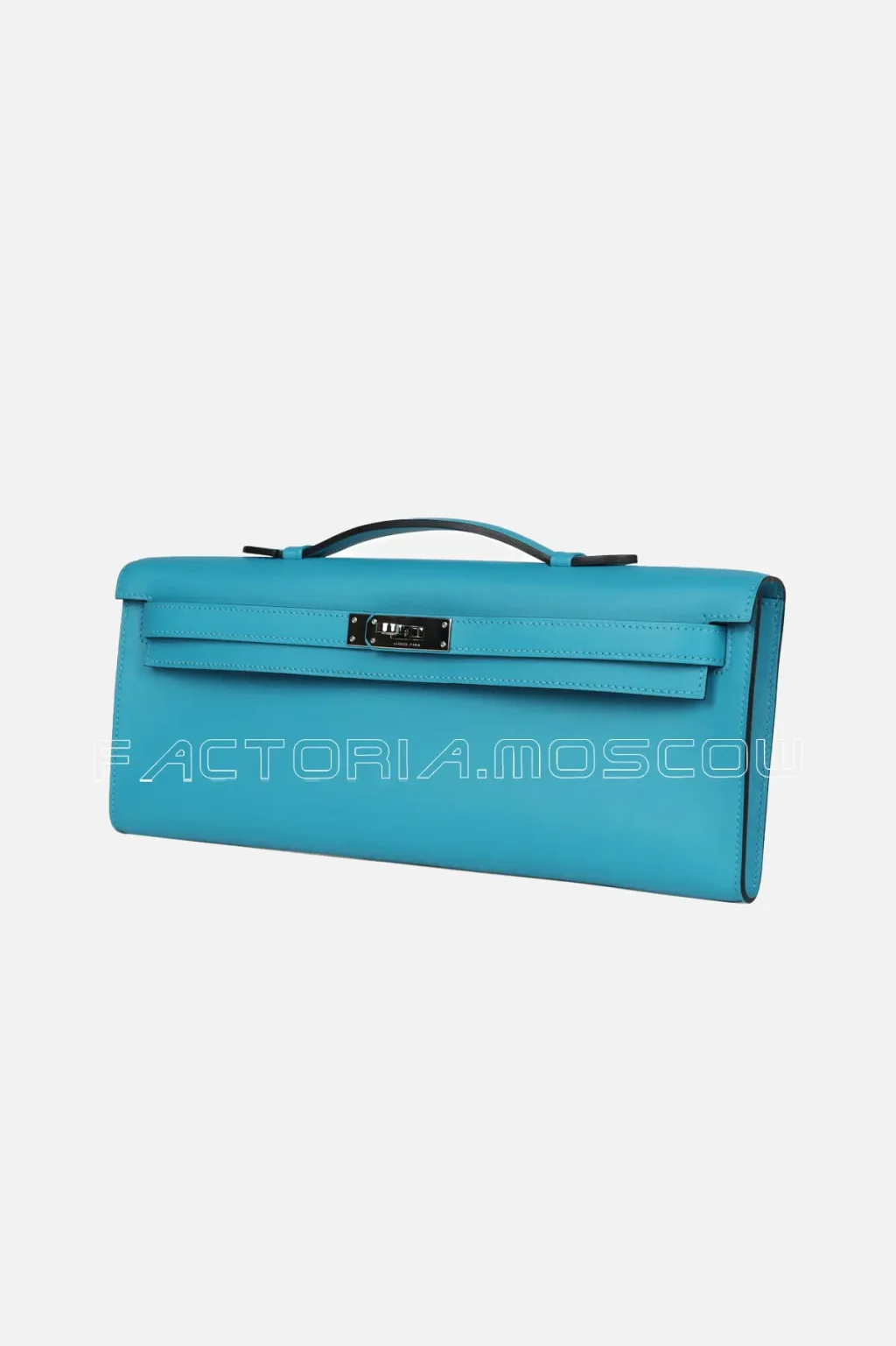 Hermès Kelly Cut Turquoise Swift PHW