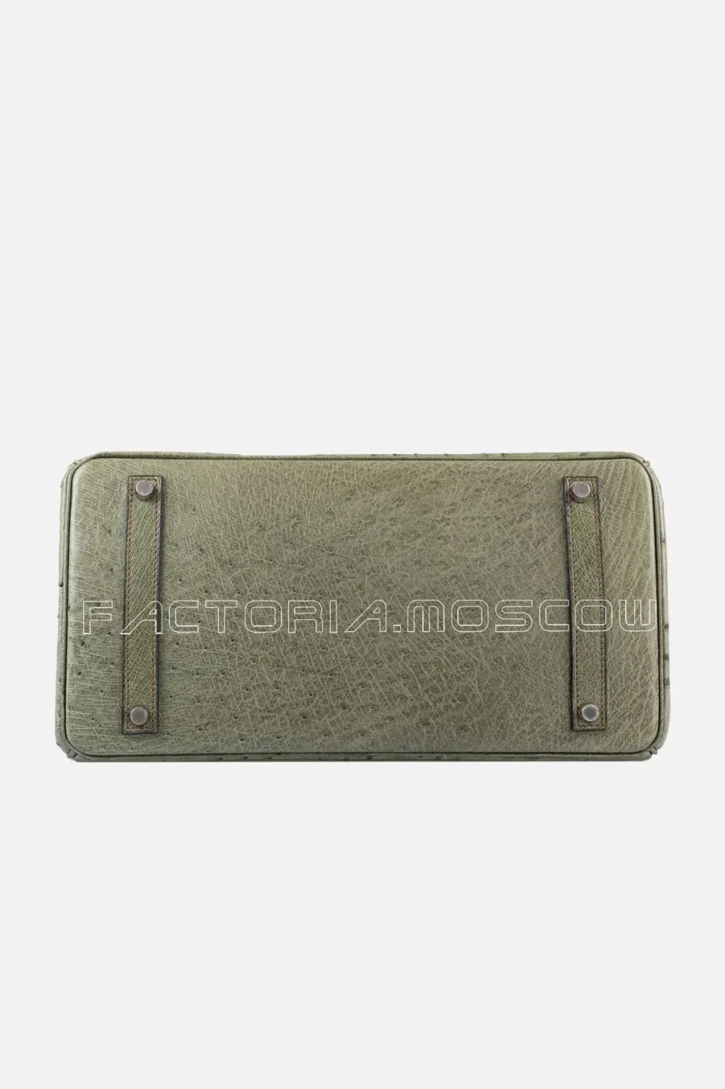 Hermes Special Order Birkin 35 Ostrich Vert Olive & Sable PHW