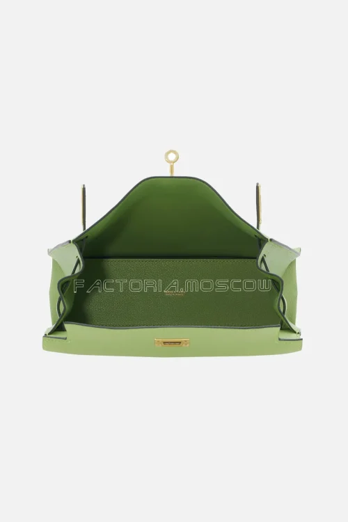 Hermès Kelly Danse II Evercolor Vert Criquete GHW
