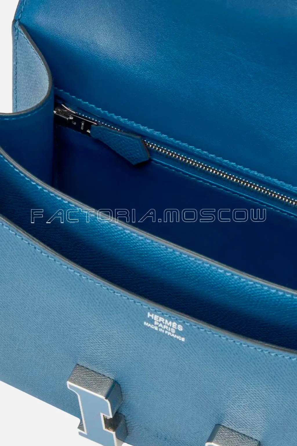 Hermès Constance 24 Deep Bleu Epsom Enamel And PHW