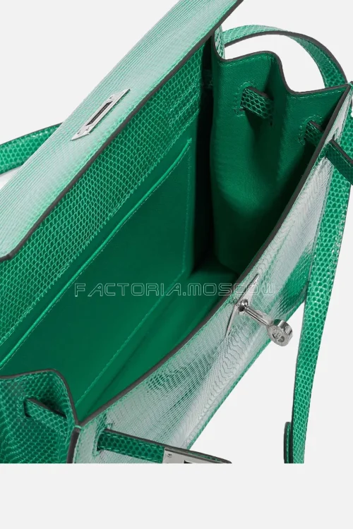 Hermès Kelly Danse II Salvator Lizard Vert Menthe PHW