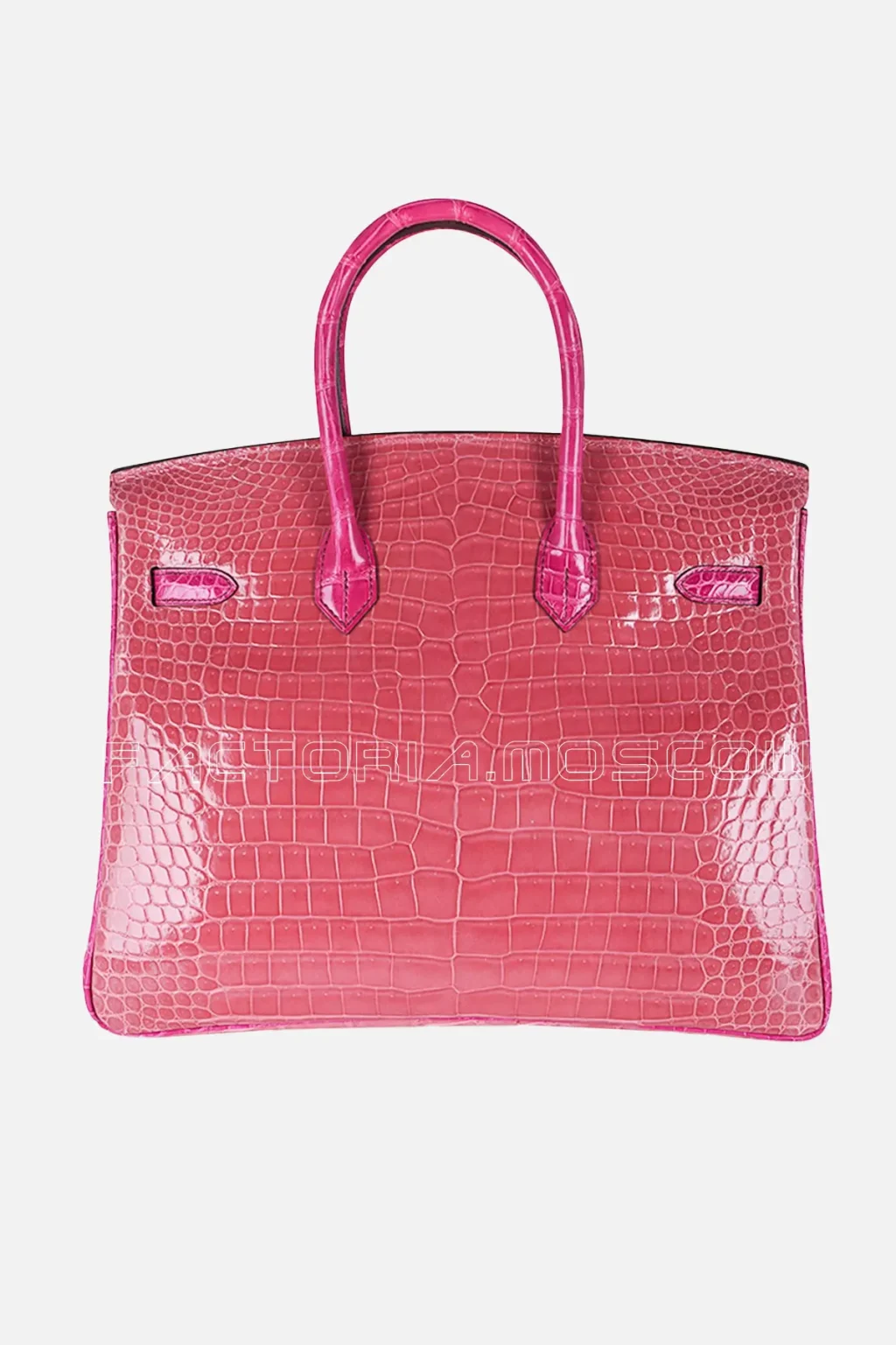 Hermes HSS Birkin 35 Porosus Crocodile Colour Rose Indien/Fuchsia PHW