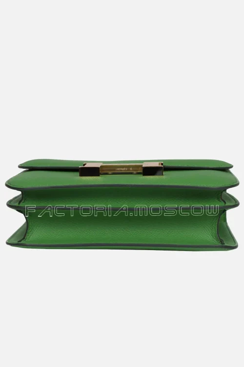 Hermès Constance 18 Vert Yucca Epsom GHW