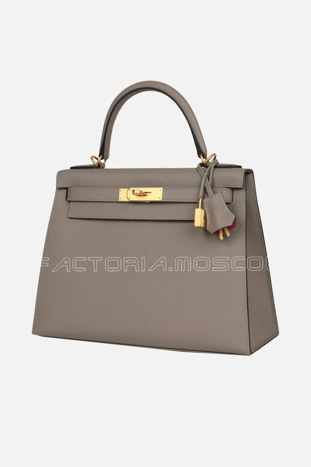 Hermès Special Order (HSS) Kelly Sellier 28 Gris Asphalte Verso Epsom Brushed GHW