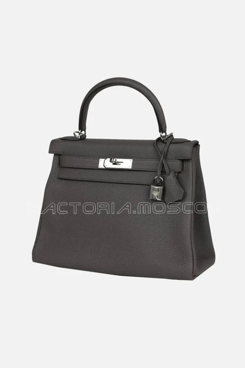 Hermès Kelly Retourne 28 Etain Togo PHW