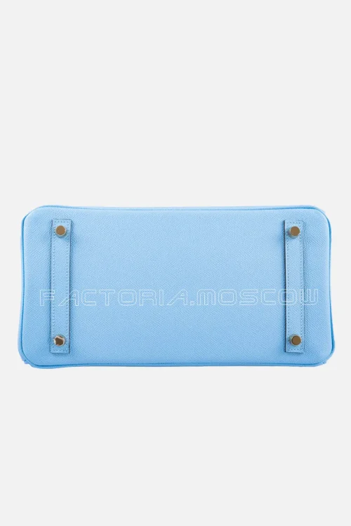 Hermes Birkin 30 Blue Celeste Epsom GHW