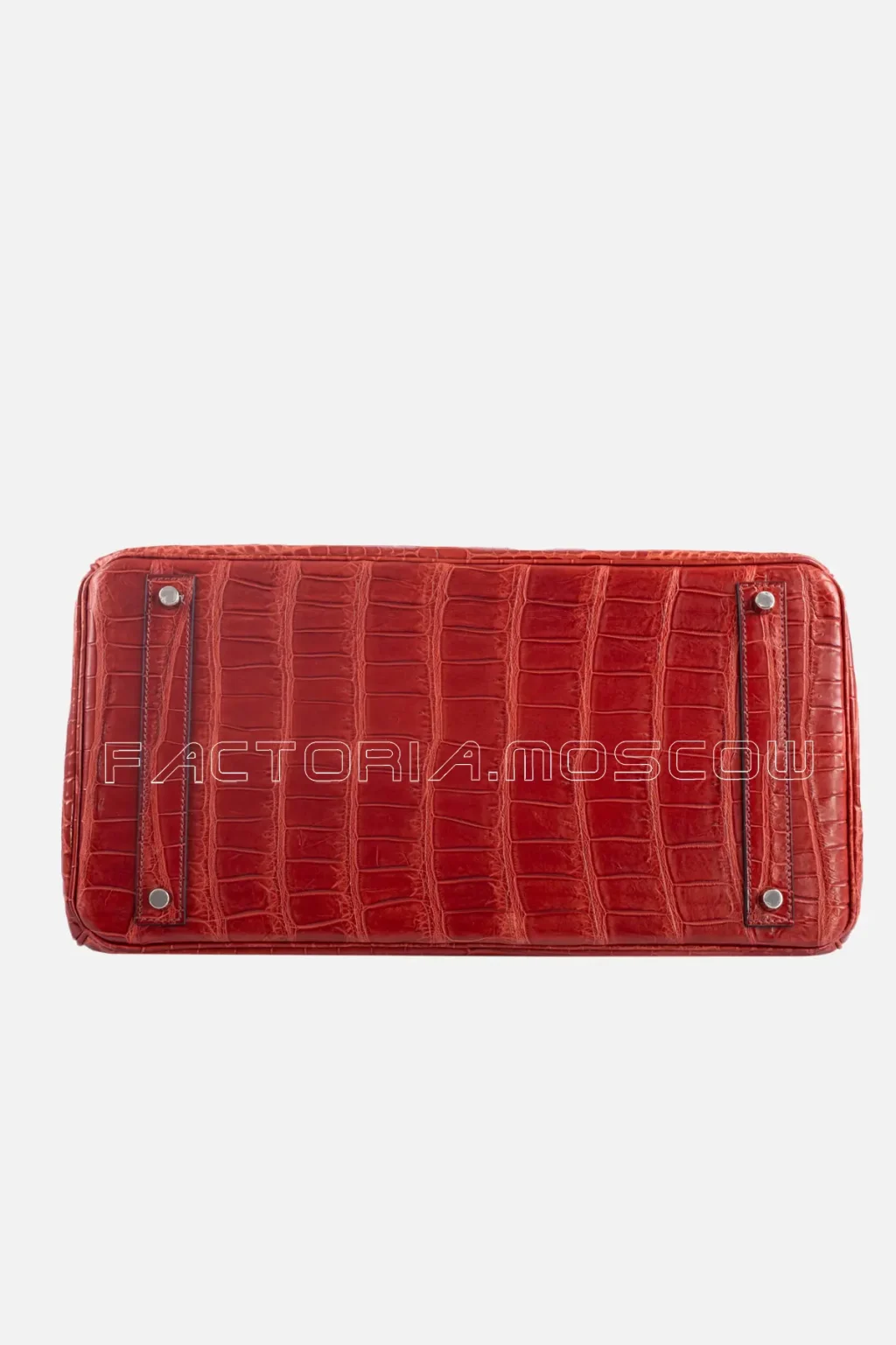 Hermes Birkin 40 Matte Porosus Crocodile Colour Rouge H PHW