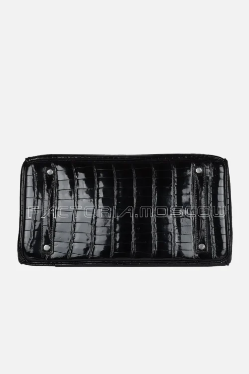 Hermès Birkin 35 Shiny Porosus Crocodile Colour Black PHW