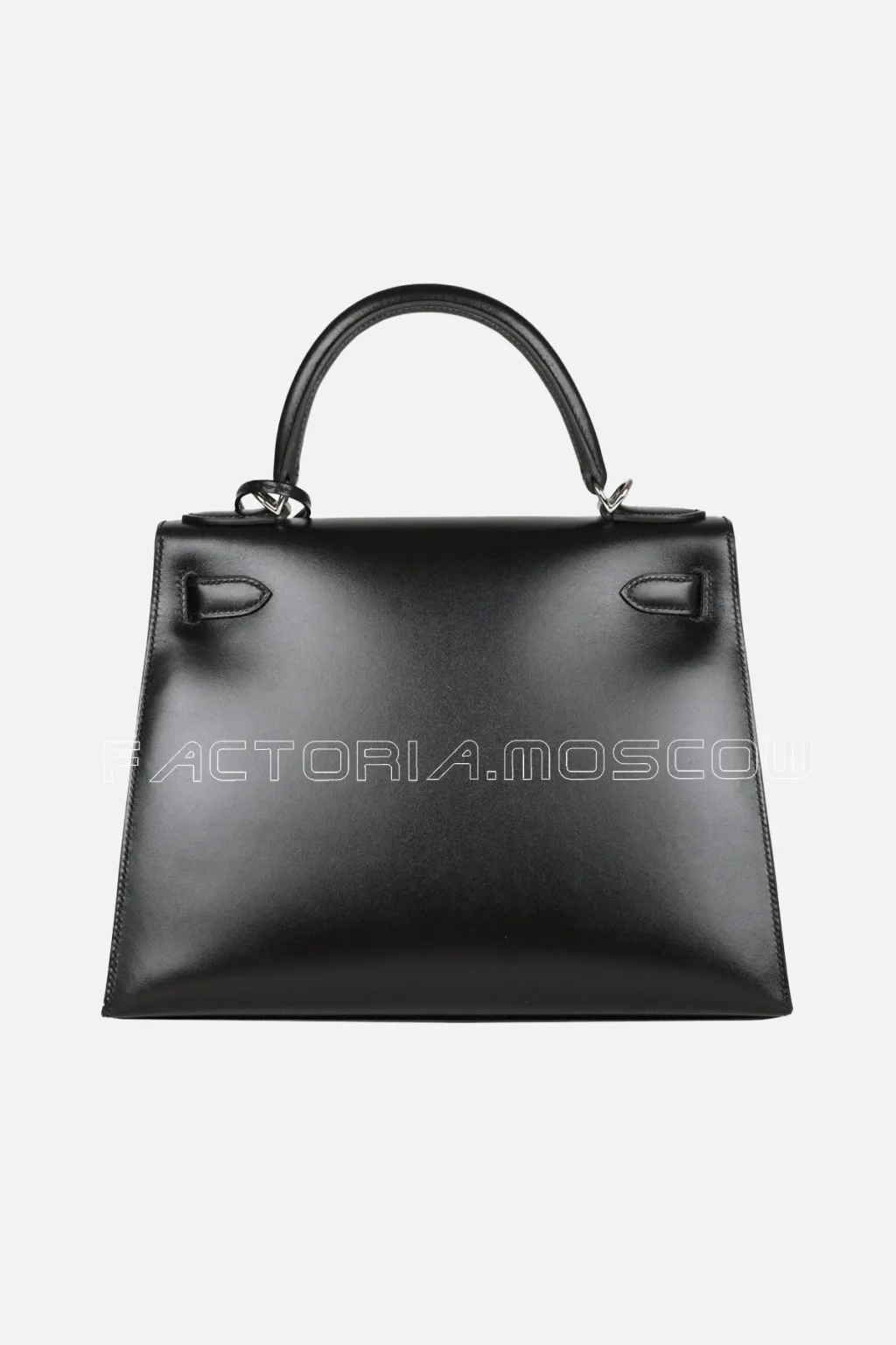 Hermès Kelly Sellier 28 Black Box PHW