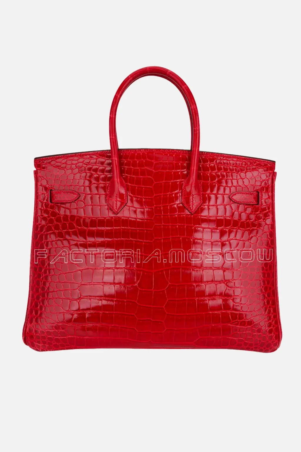 Hermes Birkin 35 Porosus Crocodile Bag Colour Braise RGHW