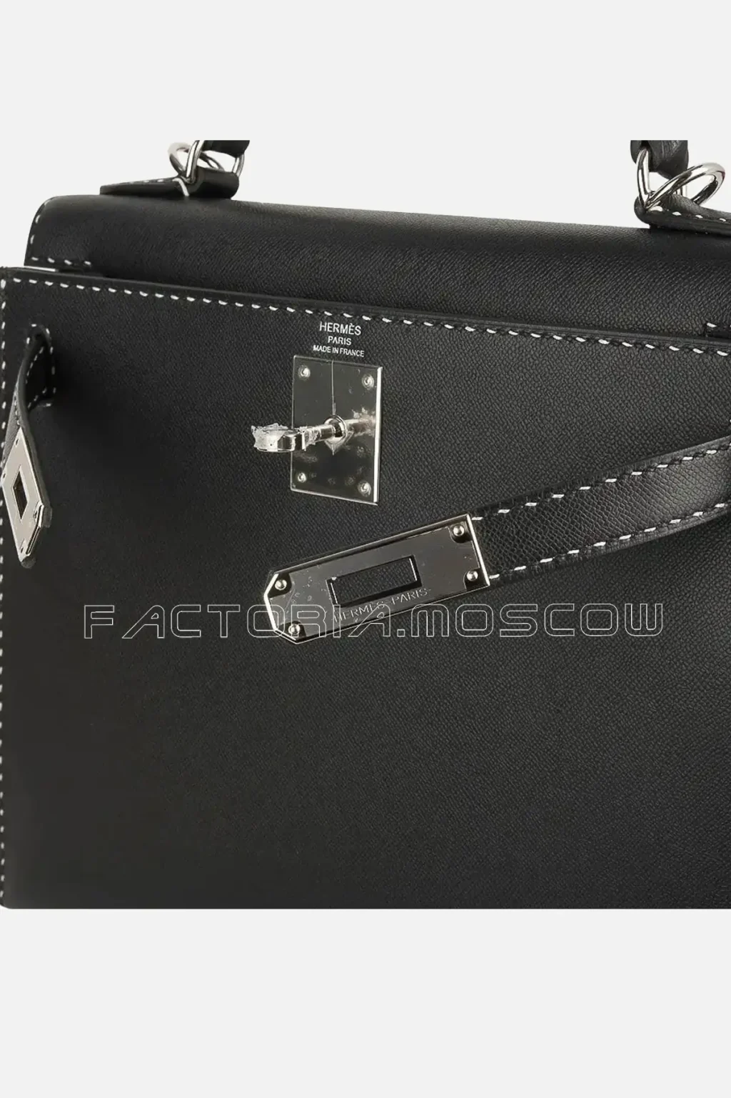 Hermes Kelly 28 Bag Black Un Point Sur Deux Veau Graine Monsieur Limited Edition