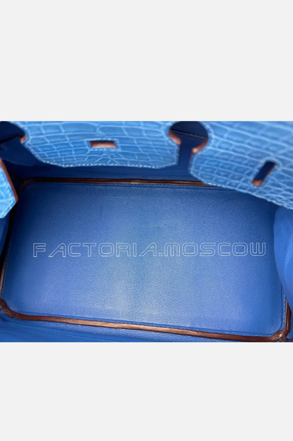 Hermes Birkin 35 Matte Alligator Colour Blue Mykonos PHW