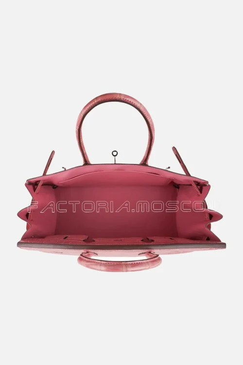 Hermes Birkin 35 Porosus Crocodile Bag Colour Rose Indien PHW