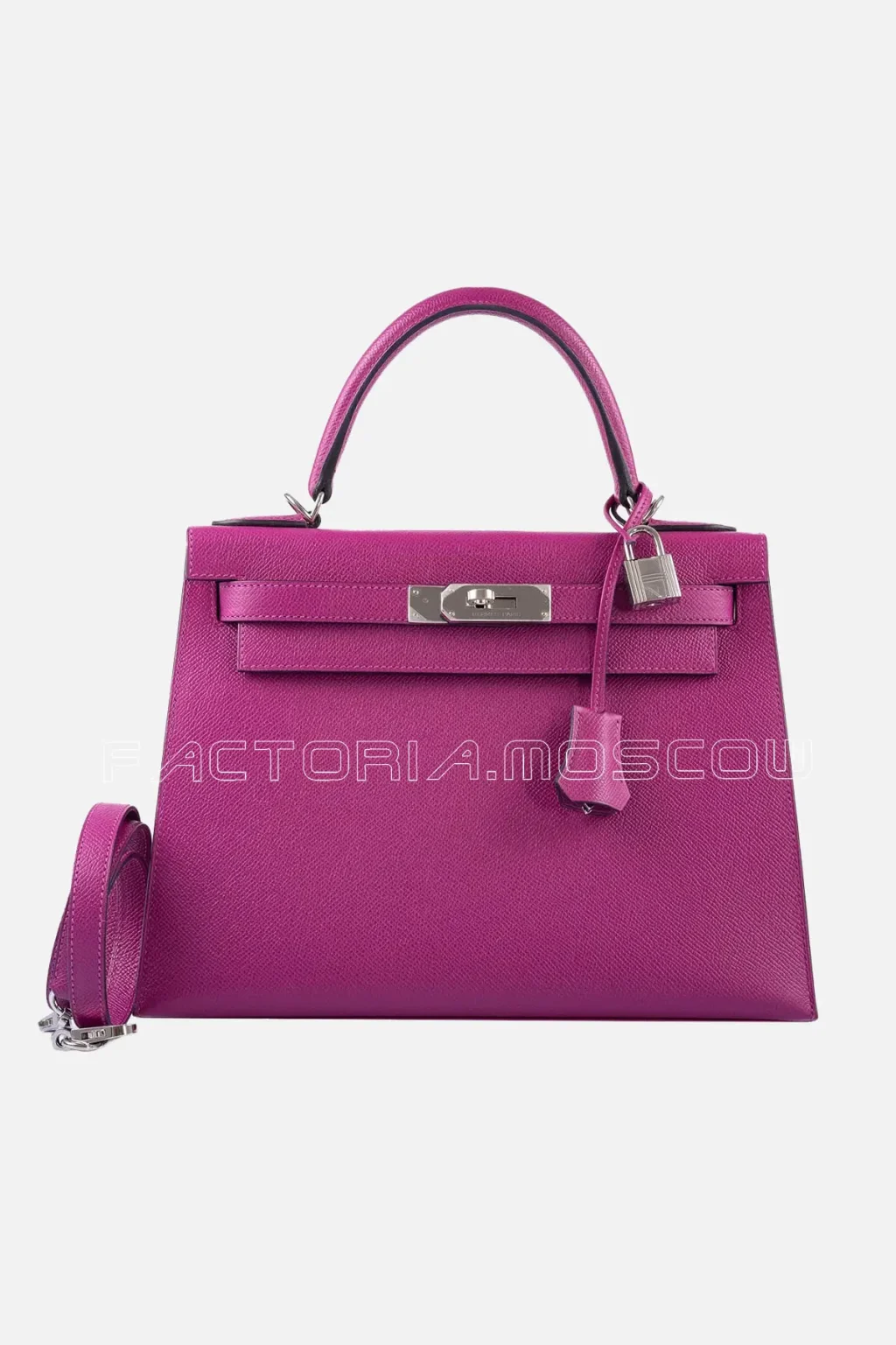Hermes Kelly Sellier 28 Rose Pourpre Epsom PHW