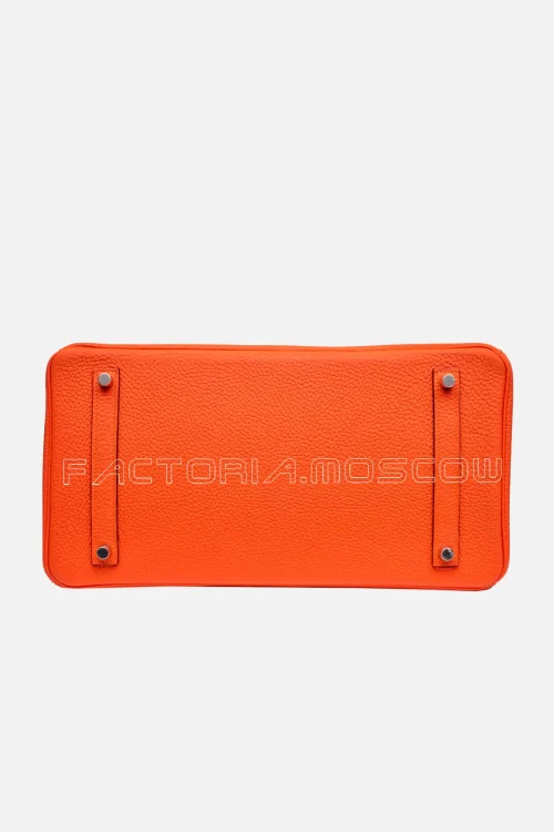 Hermès Birkin 35 Clemence Colour Orange Poppy PHW