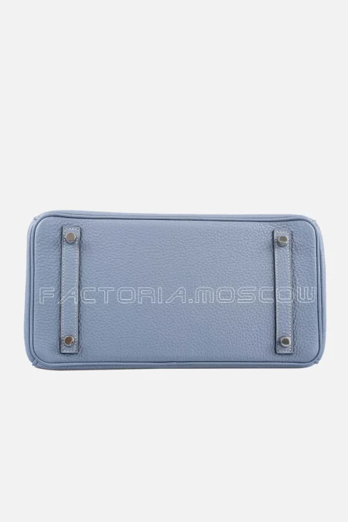 Hermes Birkin 30 Blue Saint Cyr Clemence PHW