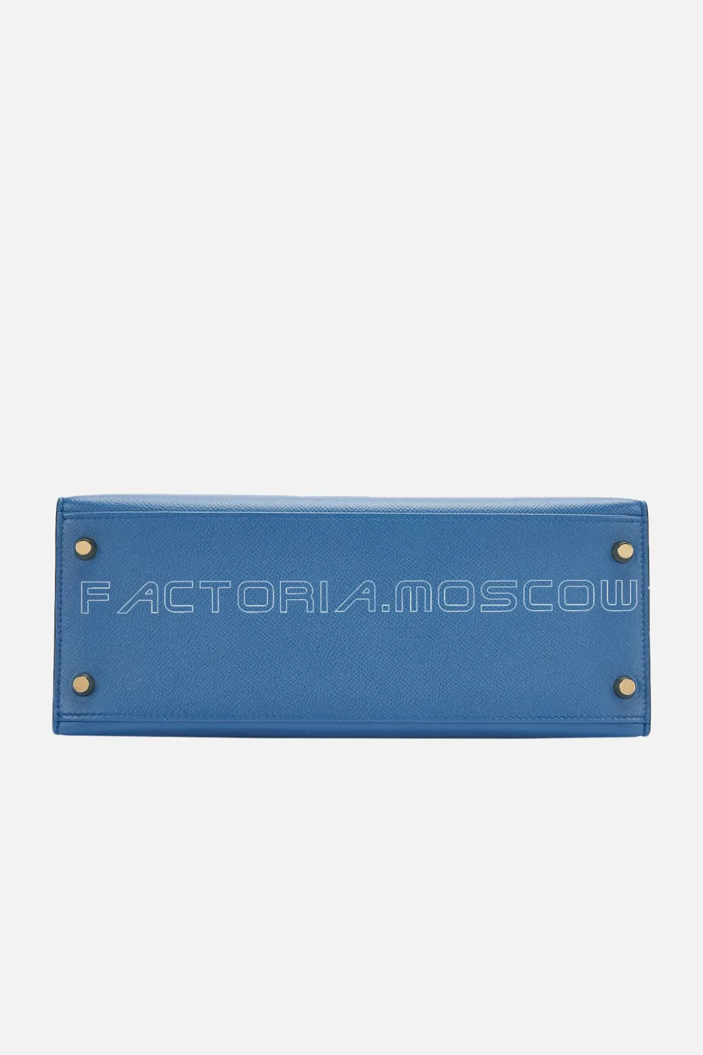 Hermès Kelly Sellier 28 Epsom Colour Bleu Agate GHW