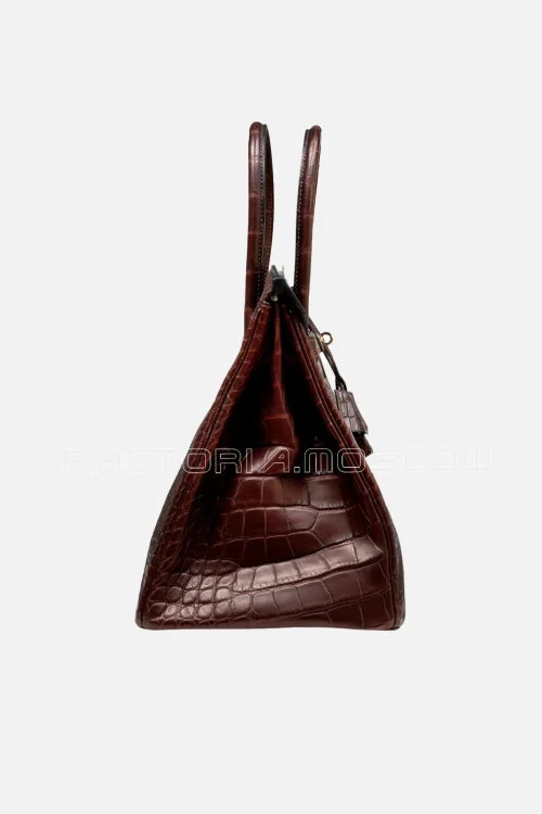 Hermès Birkin 35 Matte Alligator Colour Ebene PHW