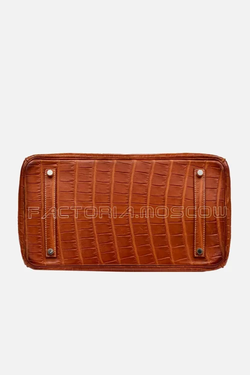 Hermès Birkin 35 Alligator Matte Colour Fauve PHW