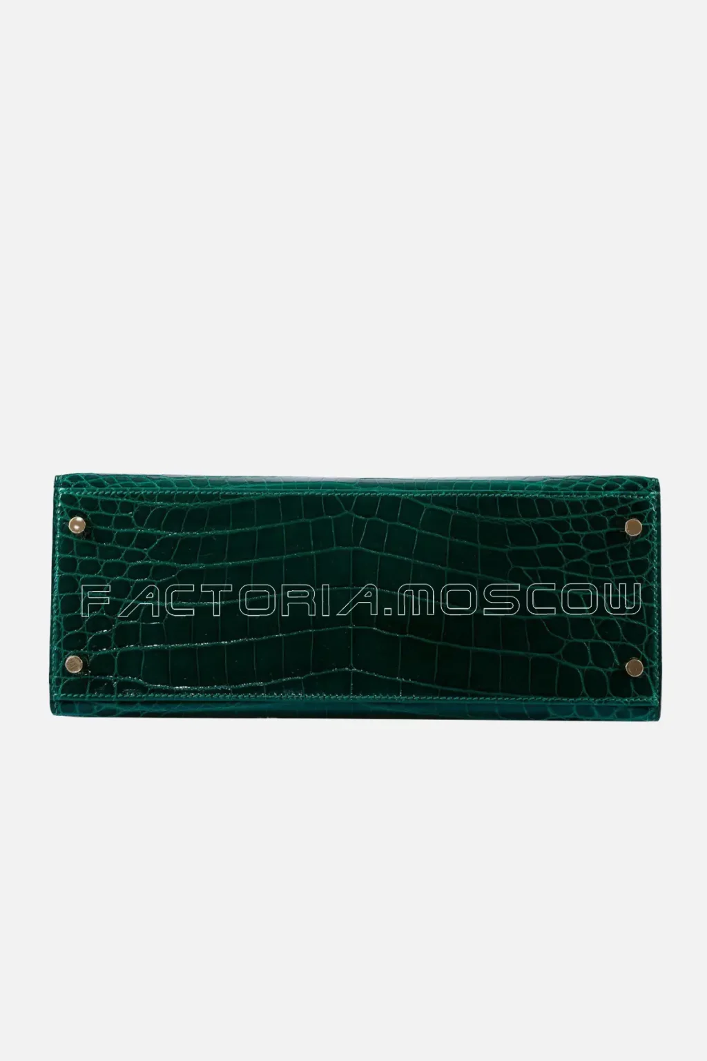 Hermes HSS Kelly Sellier 28 Emerald & Vert Fonce Nilo Crocodile Brushed GHW