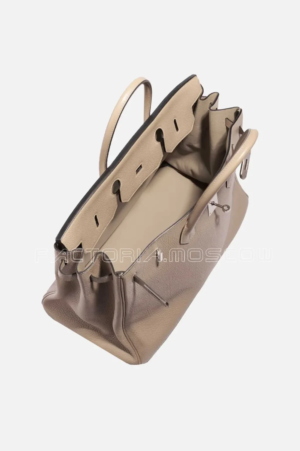 Hermès Birkin 40 Clemence Colour Gris Tourterelle PHW