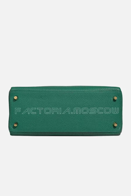Hermès Kelly Retourne 28 Togo Colour Vert Vertigo GHW