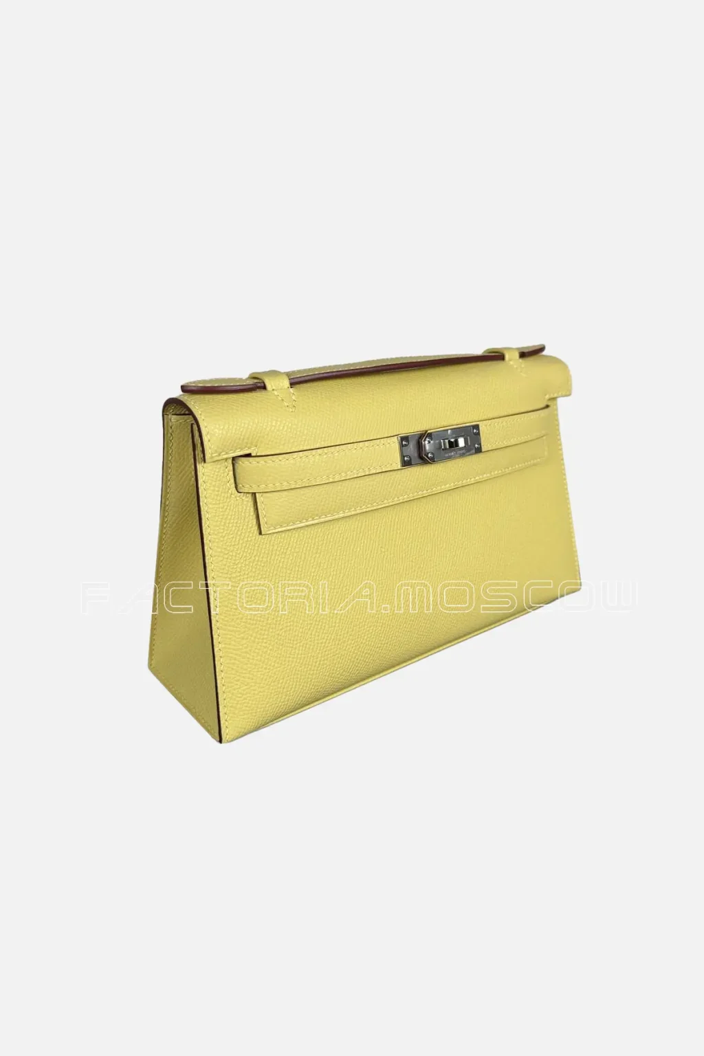 Hermes Kelly Pouchette Epsom Colour Jaune Poussin PHW