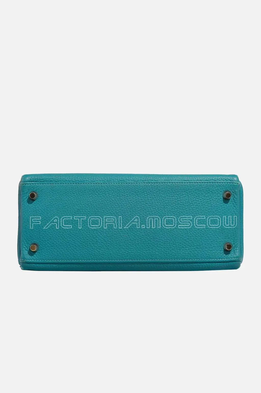 Hermès Kelly Retourne 28 Togo Bleu Paon GHW