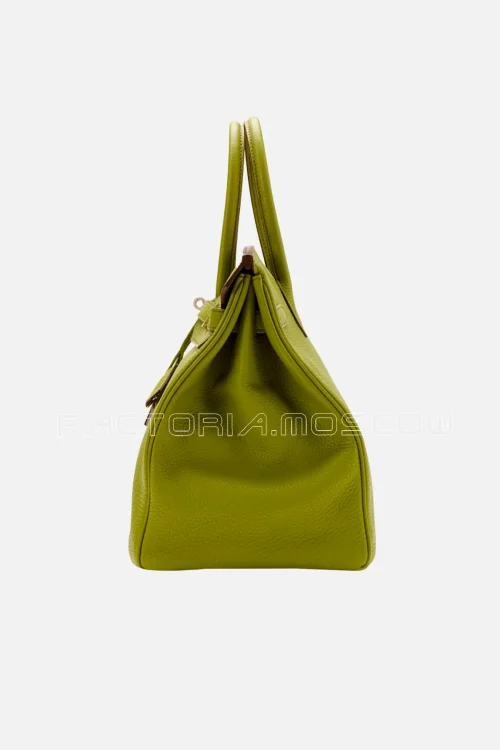 Hermès Birkin 35 Clemence Colour Vert Anis PHW