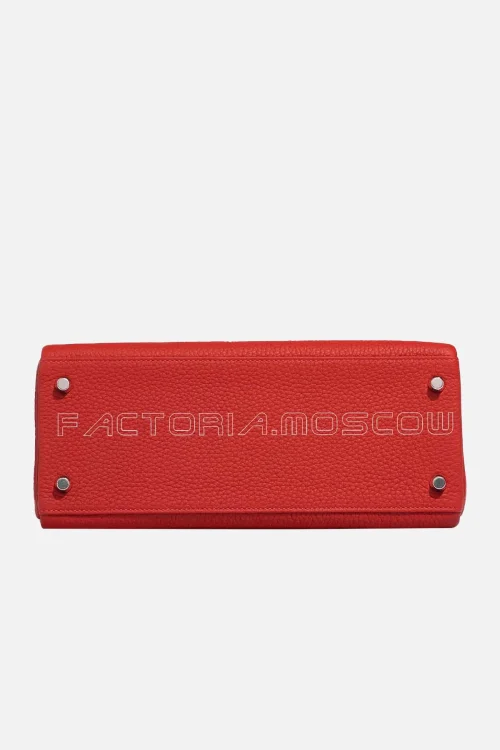 Hermès Kelly Retourne 28 Clémence Colour Rouge Vermillon PHW