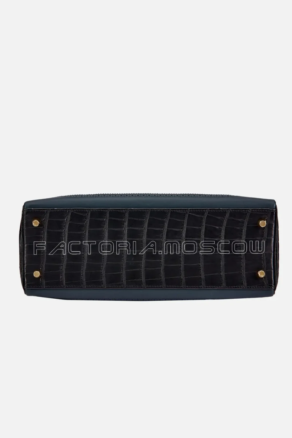 Hermès Limited Edition Kelly Retourne 32 Ghillies Black And Bleu Indigo Matte Alligator, Swift And Sombrero And Rouge H Verso GHW