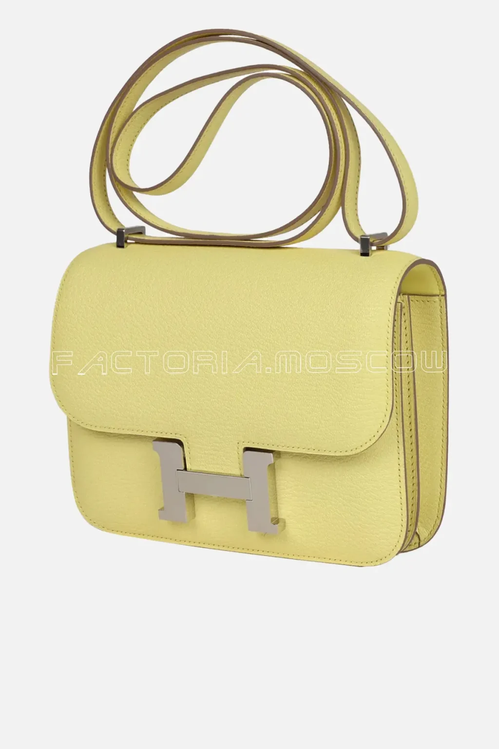Hermès Constance 18 Limoncello Chevre Mysore PHW