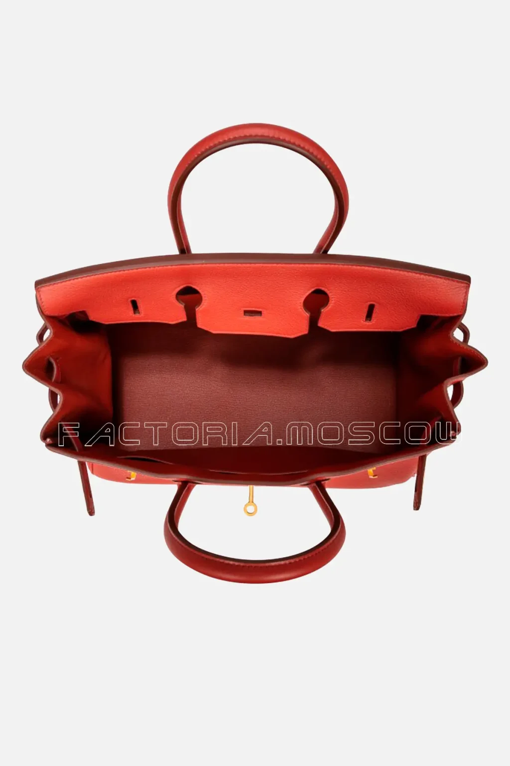 Hermès  Birkin 35 Clémence Colour Rouge Vénitien Gold Brushed Hardware