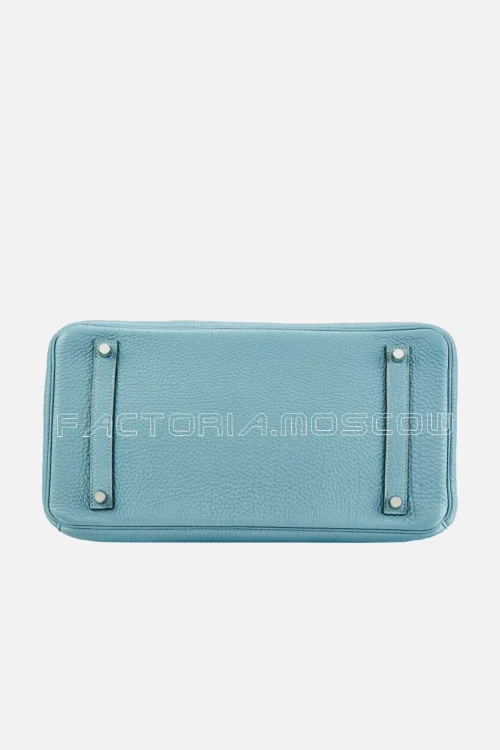 Hermès Birkin 35 Clemence Colour Bleu Lin PHW