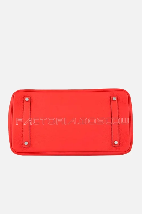 Hermès Birkin 35 Clemence Colour Geranium PHW