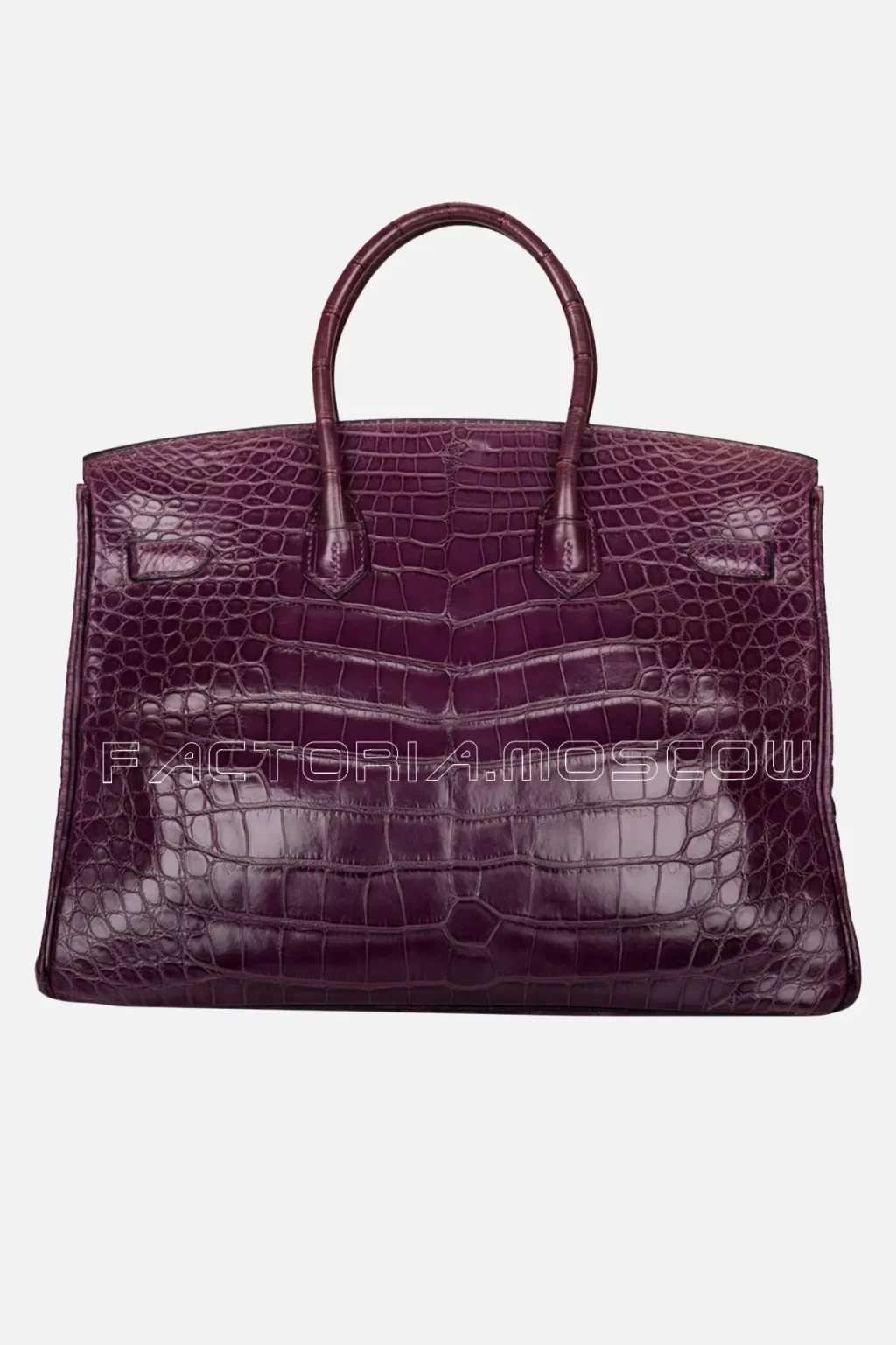 Hermès Birkin 35 Matte Alligator Colour Améthyste GHW