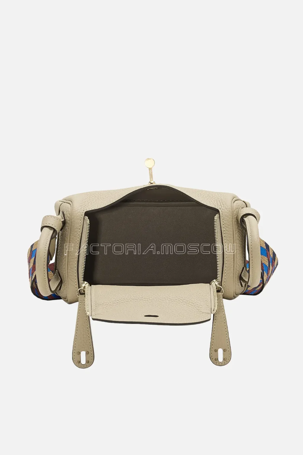 Hermès Lindy Mini 20 Clemence Trench/Gris Asphalt GHW