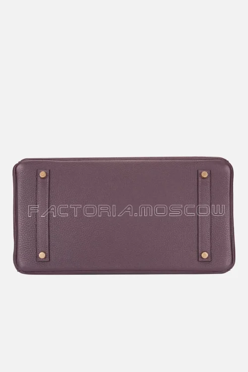 Hermès  Birkin 35 Clemence Colour Raisin GHW