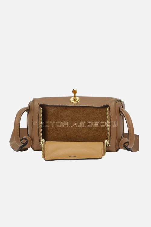 Hermès Lindy Mini 20 Swift Alezan/Biscuit GHW