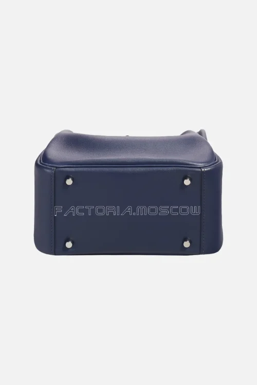Hermes Mini Lindy 20 Bleu Saphir/Bleu Izmir Swift PHW