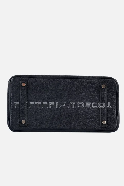 Hermes Birkin 30 Bi-color Black Togo And Orange H PHW
