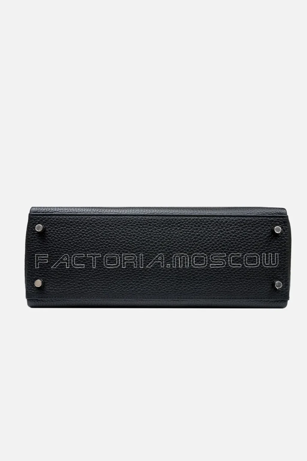 Hermès Limited Edition Kelly Retourne Touch 32 Black Togo And Alligator PHW