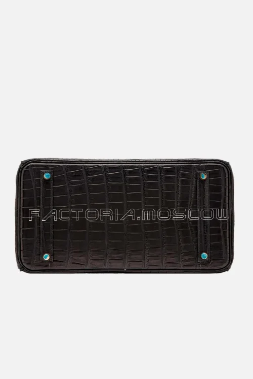 Hermès Birkin 35 Matte Porosus Crocodile Colour Back GHW