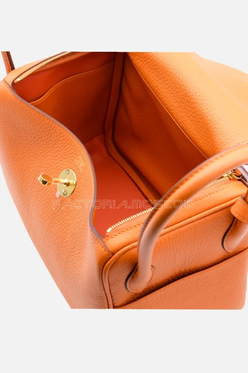 Hermès Lindy 26 Orange H Clemence GHW
