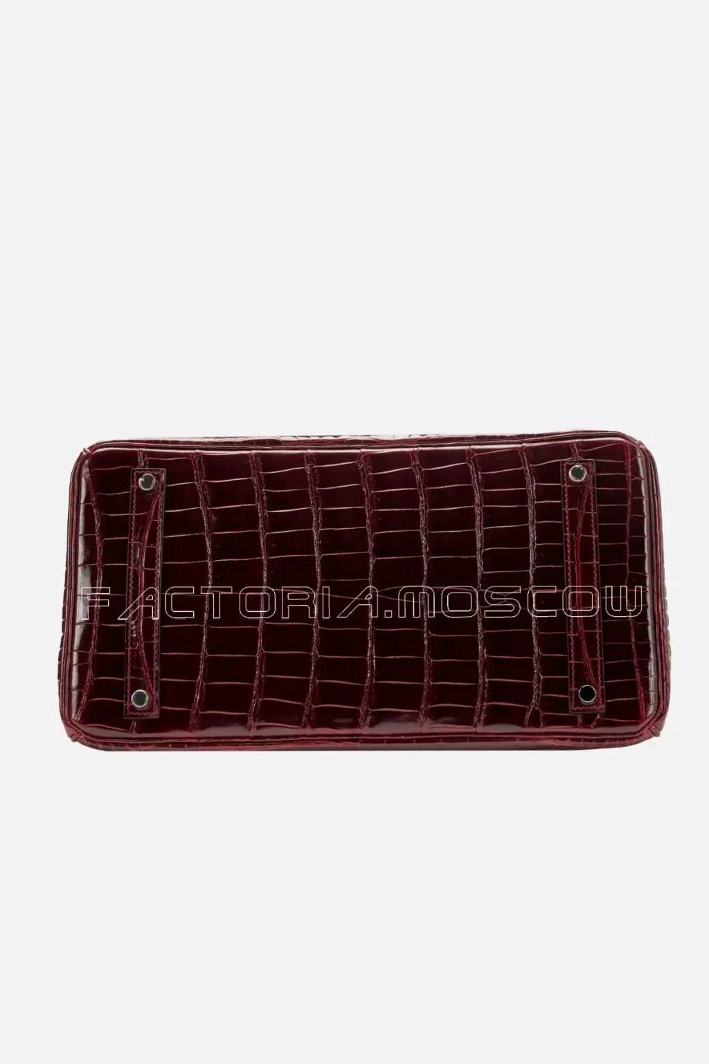 Hermès Birkin 35 Shiny Porosus Crocodile Colour Bordeaux PHW